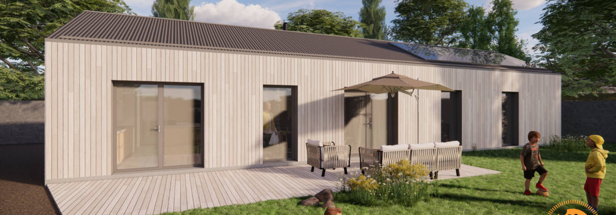 Maison Beausoleil Iso-paille-53400-CRAON-Gommerel maisonbeausoleil.fr-les maison passive bioclimatique bas carbone en ossature bois àisolation paille-Concept JY Gommerel créateur d'espace à vivre...